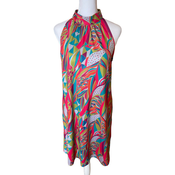 Chelsea Gunn Colorful Abstract Print Dress - Picture 4 of 7